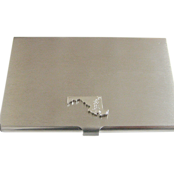 Maryland Shape Map Graphic by VitaminSVG · Creative Fabrica Maryland State Map Shape Business Card Holder
